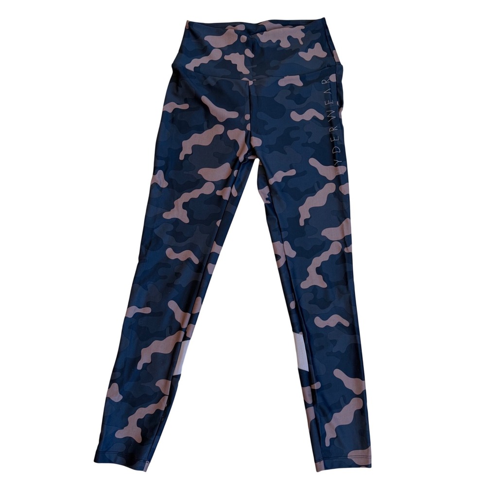 Ryderwear Camo Activewear Leggings High Waist Scrunch Bum Workout Pants S - Picture 2 of 13